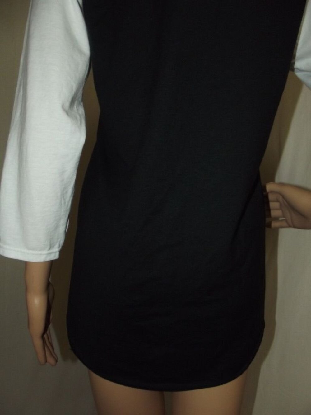 Ohio State Football T-Shirt Womens Size Small black white Buckeye Nation basebal - Picture 9 of 11